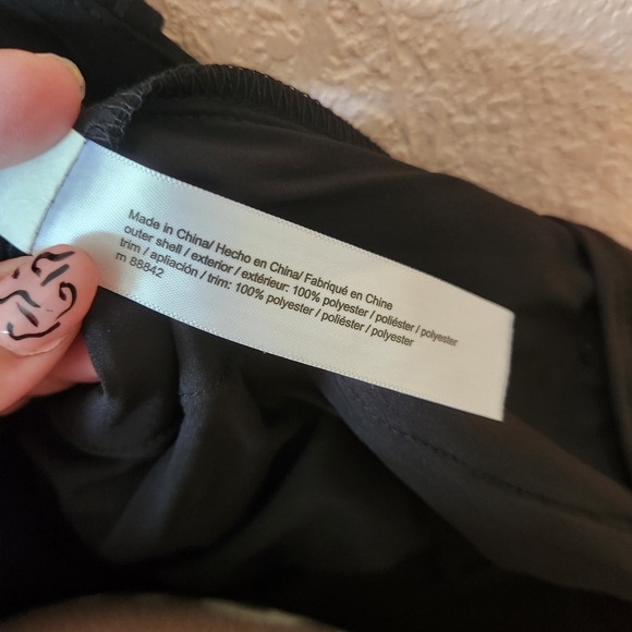 Eloquii × Barkwood Black Faux Suede Cropped Trousers - Picture 10 of 12